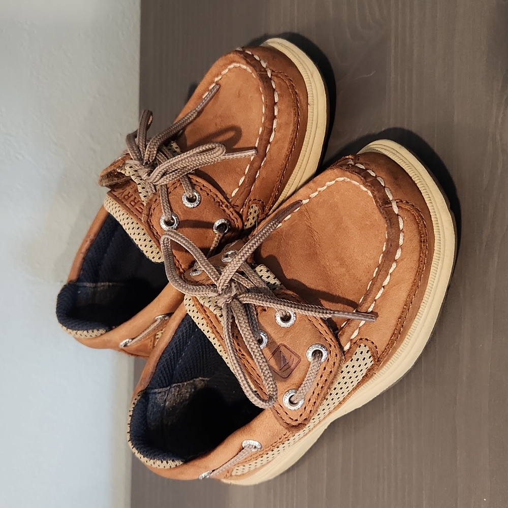 Sperry Topsider Boys Lanyard A/C Size 8M